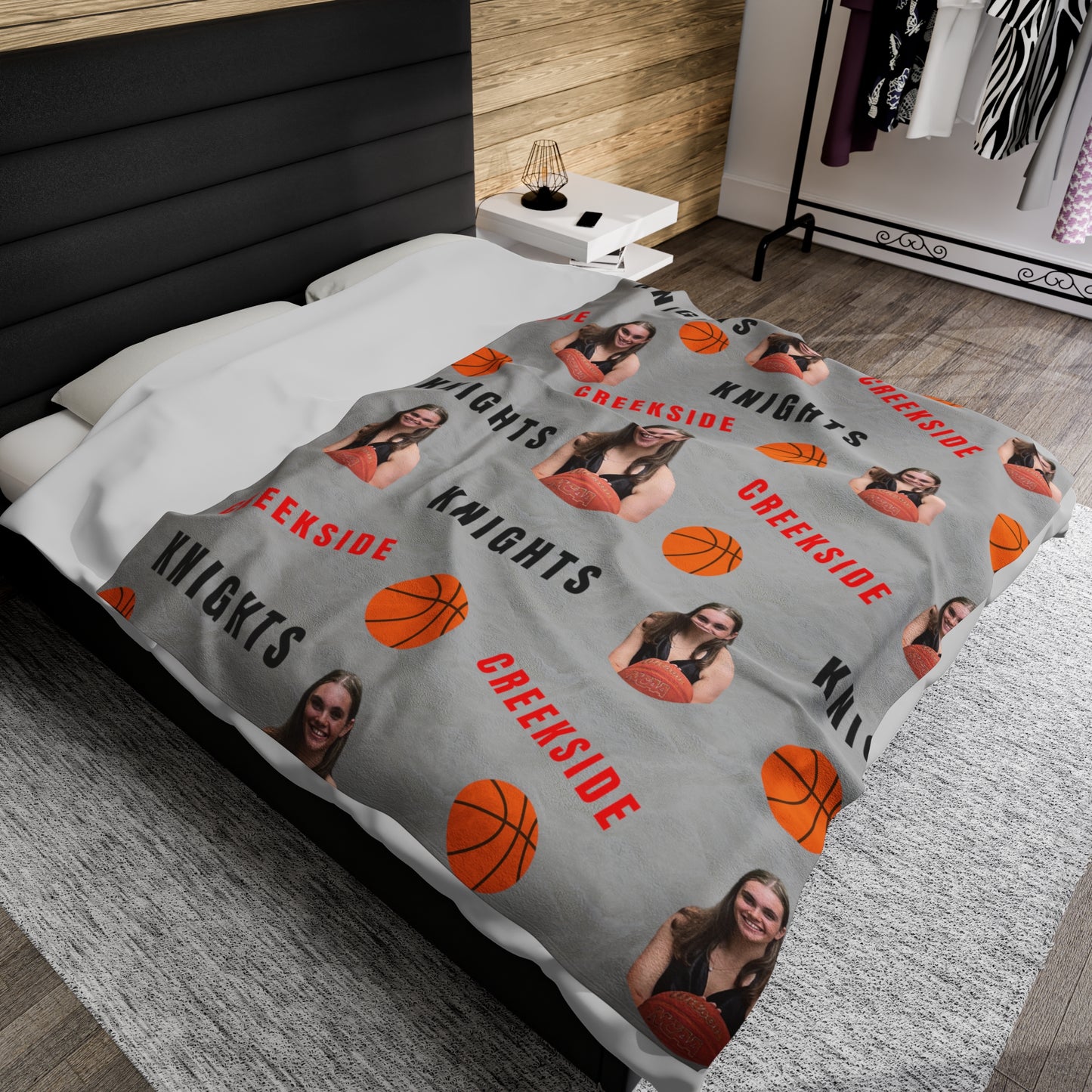 Custom Velveteen Plush Blanket