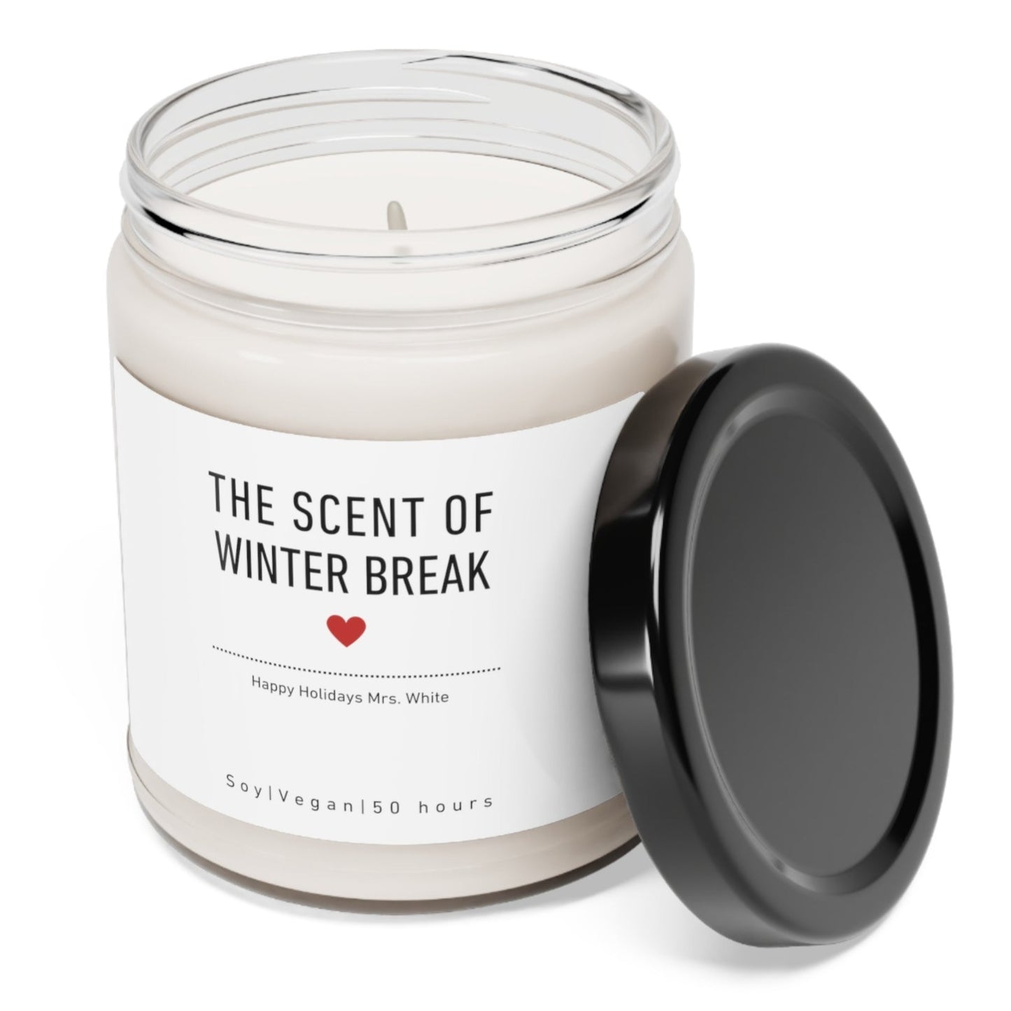 The Scent of Winter Break Soy Candle, 9oz