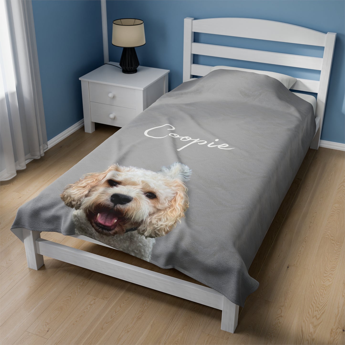 Custom Pet Velveteen Plush Blanket