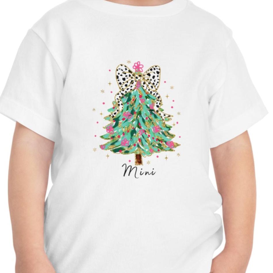 Toddler "Mini" Christmas Tree Tee