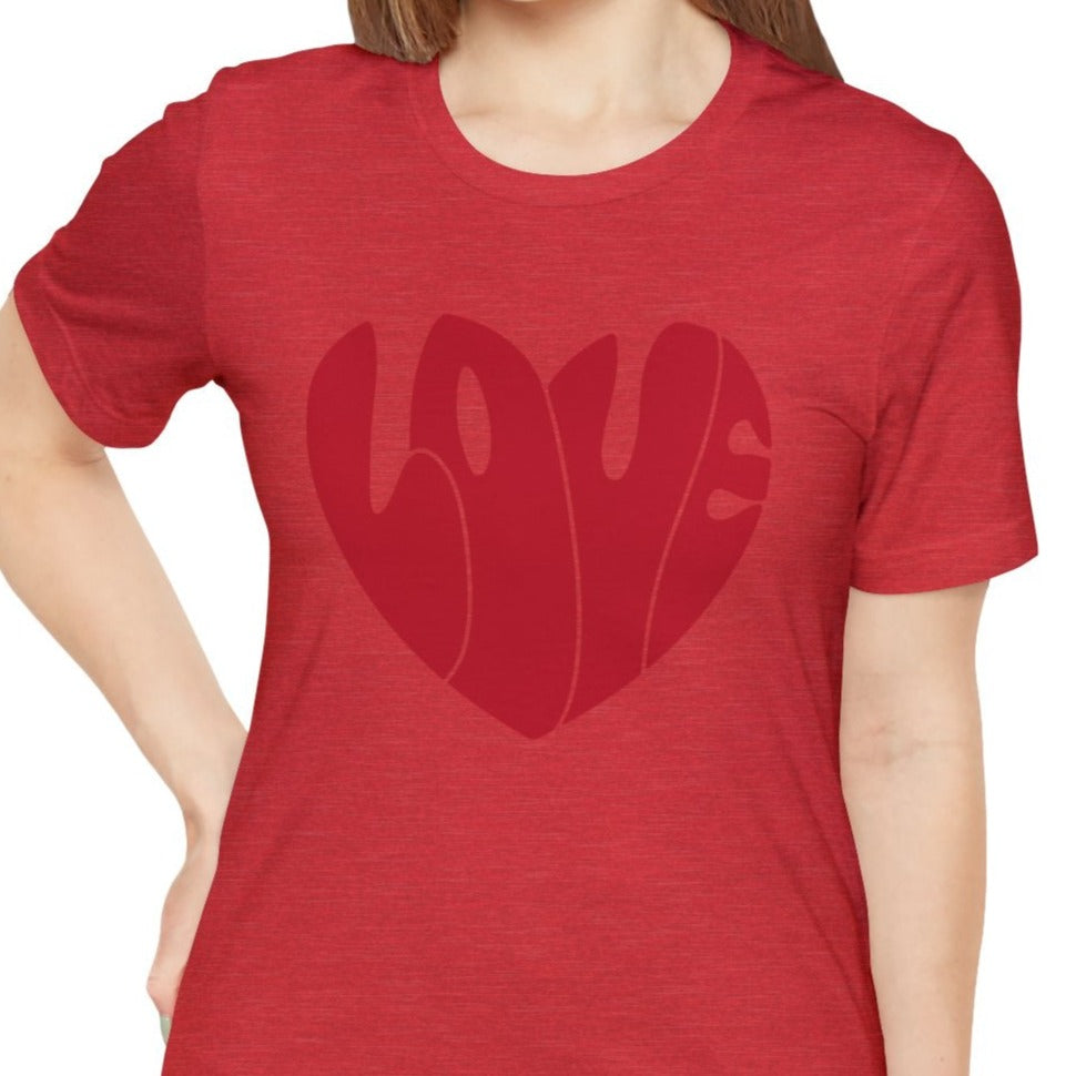 Love Unisex Jersey Short Sleeve Tee