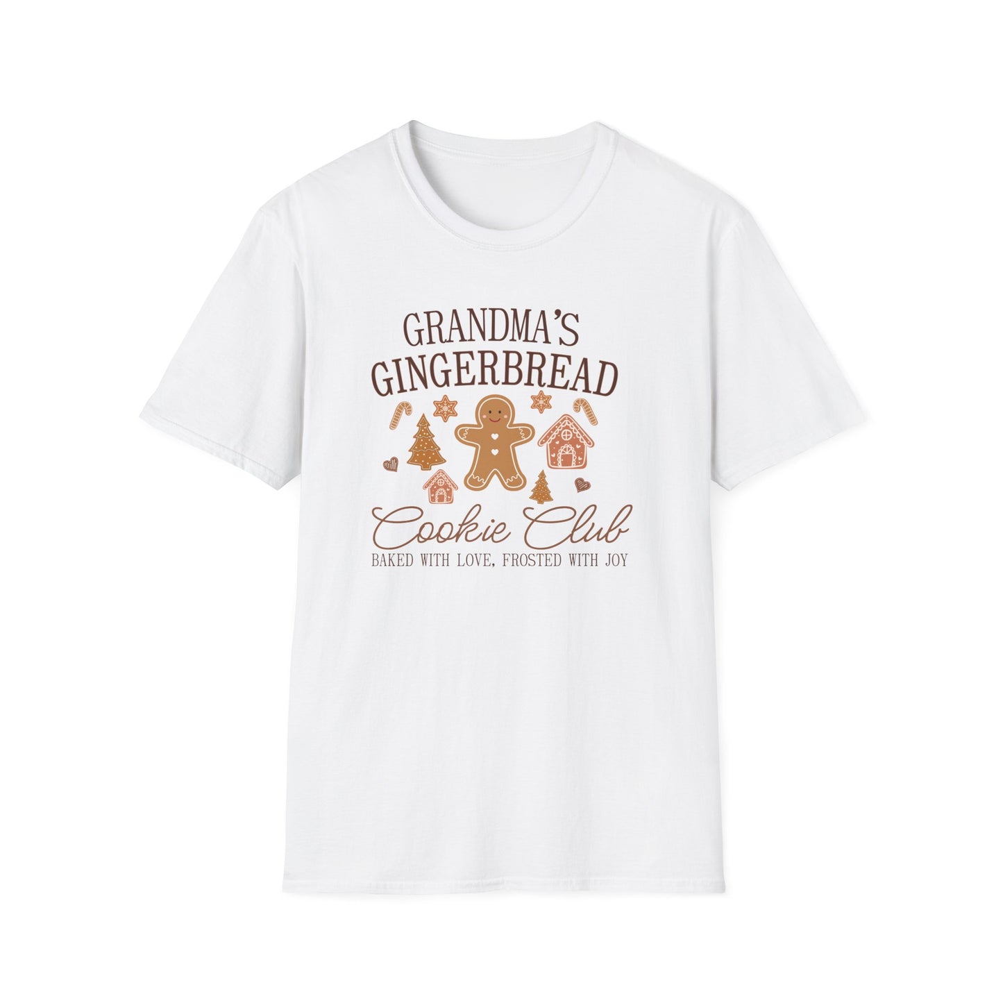 Grandma's Gingerbread Cookie Club - Unisex Softstyle T-Shirt