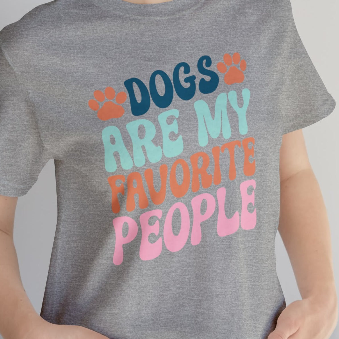 Dogs are My Favorite People Unisex Jersey Short Sleeve Tee