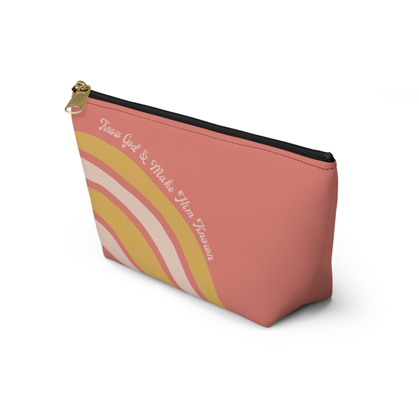 Know God & Make Him Known Accessory Pouch w T-bottom