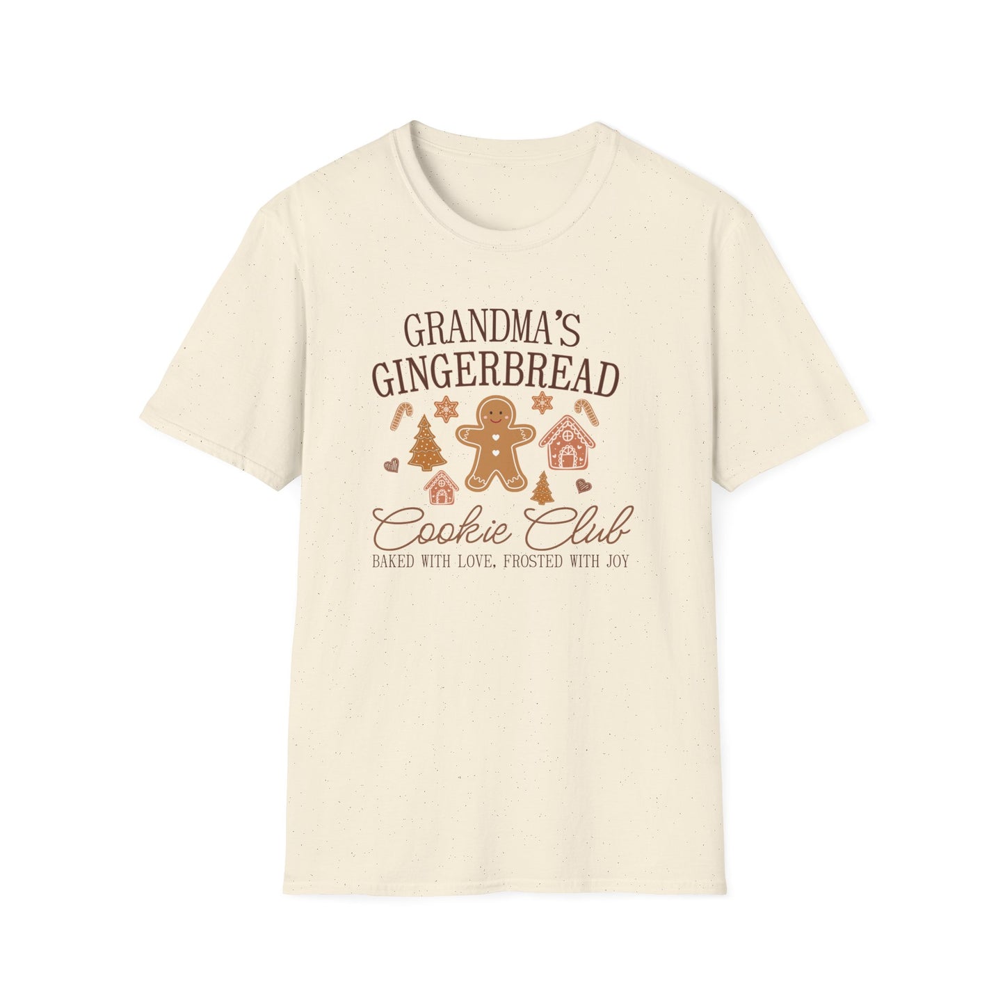 Grandma's Gingerbread Cookie Club - Unisex Softstyle T-Shirt