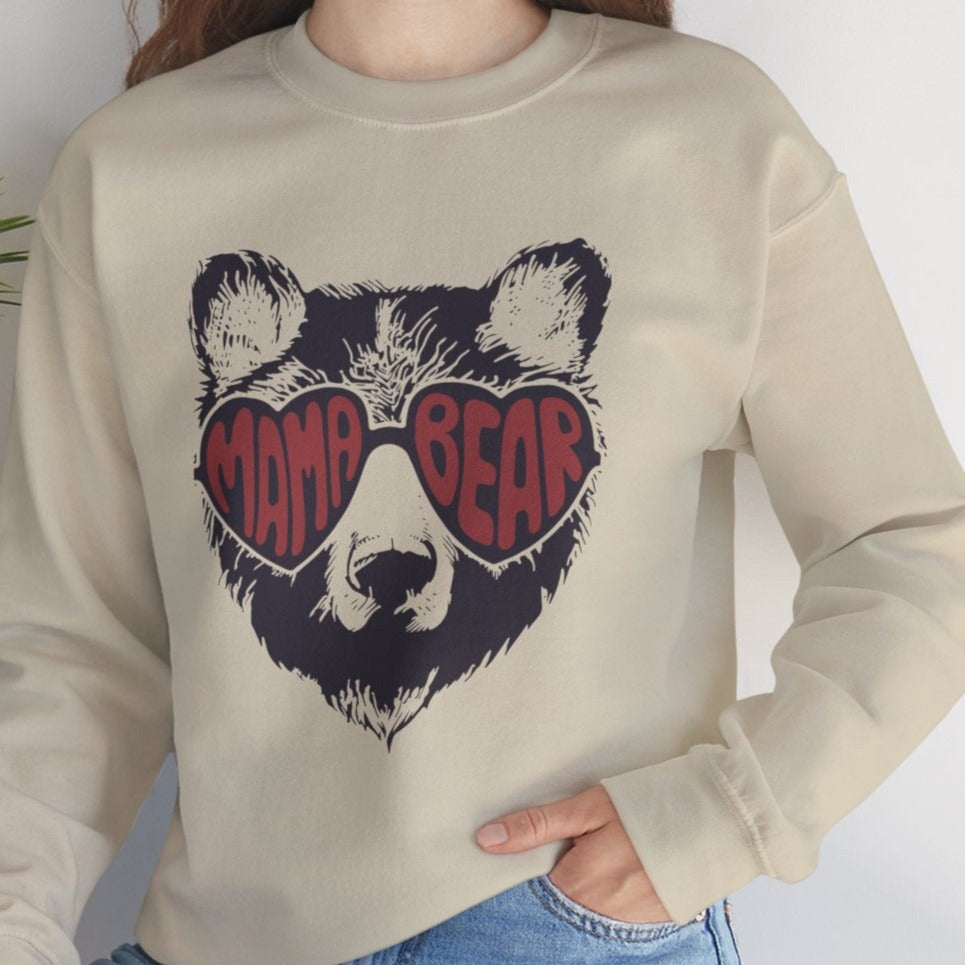 Mama Bear Unisex Heavy Blend™ Crewneck Sweatshirt