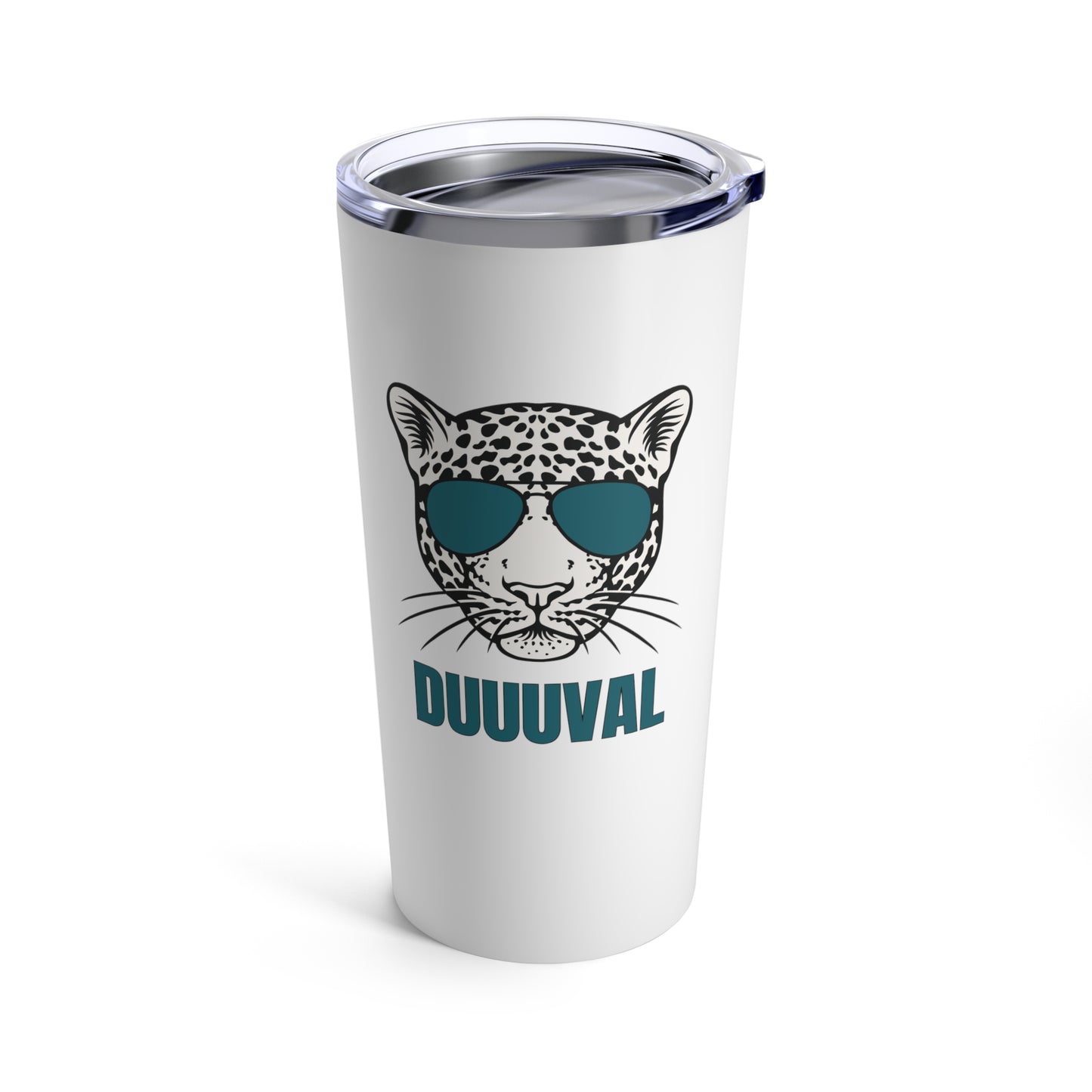 DUUVAL Jags Teal Sunglasses Tumbler 20oz