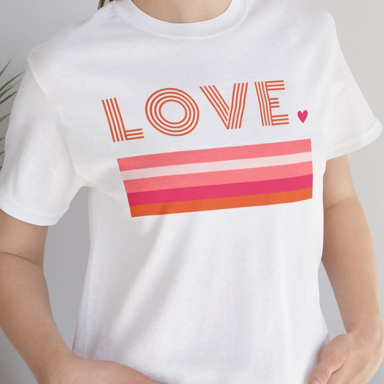 Retro Love Unisex Jersey Short Sleeve Tee