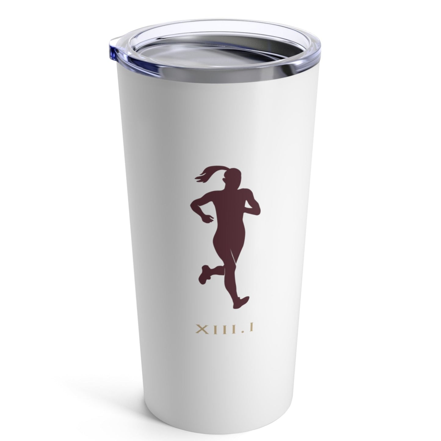 XIII.I garnet and gold Tumbler 20oz