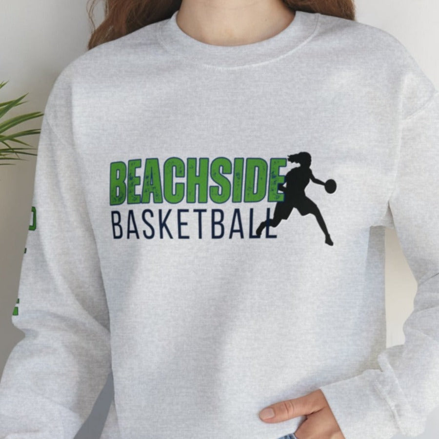 Custom "Women's Basketball" Unisex Heavy Blend™ Crewneck Sweatshirt