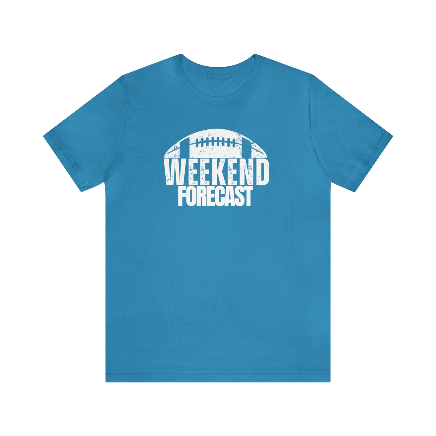 Weekend Forecast Football T-shirt