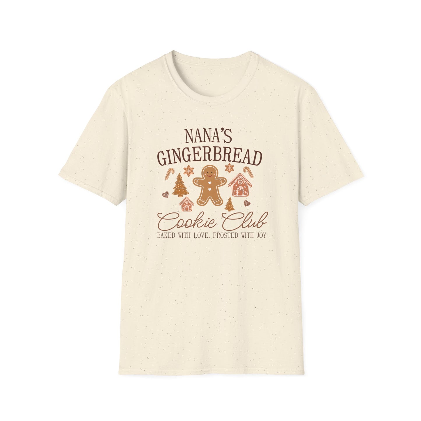 Unisex Softstyle T-Shirt - Nana's Gingerbread Cookie Club