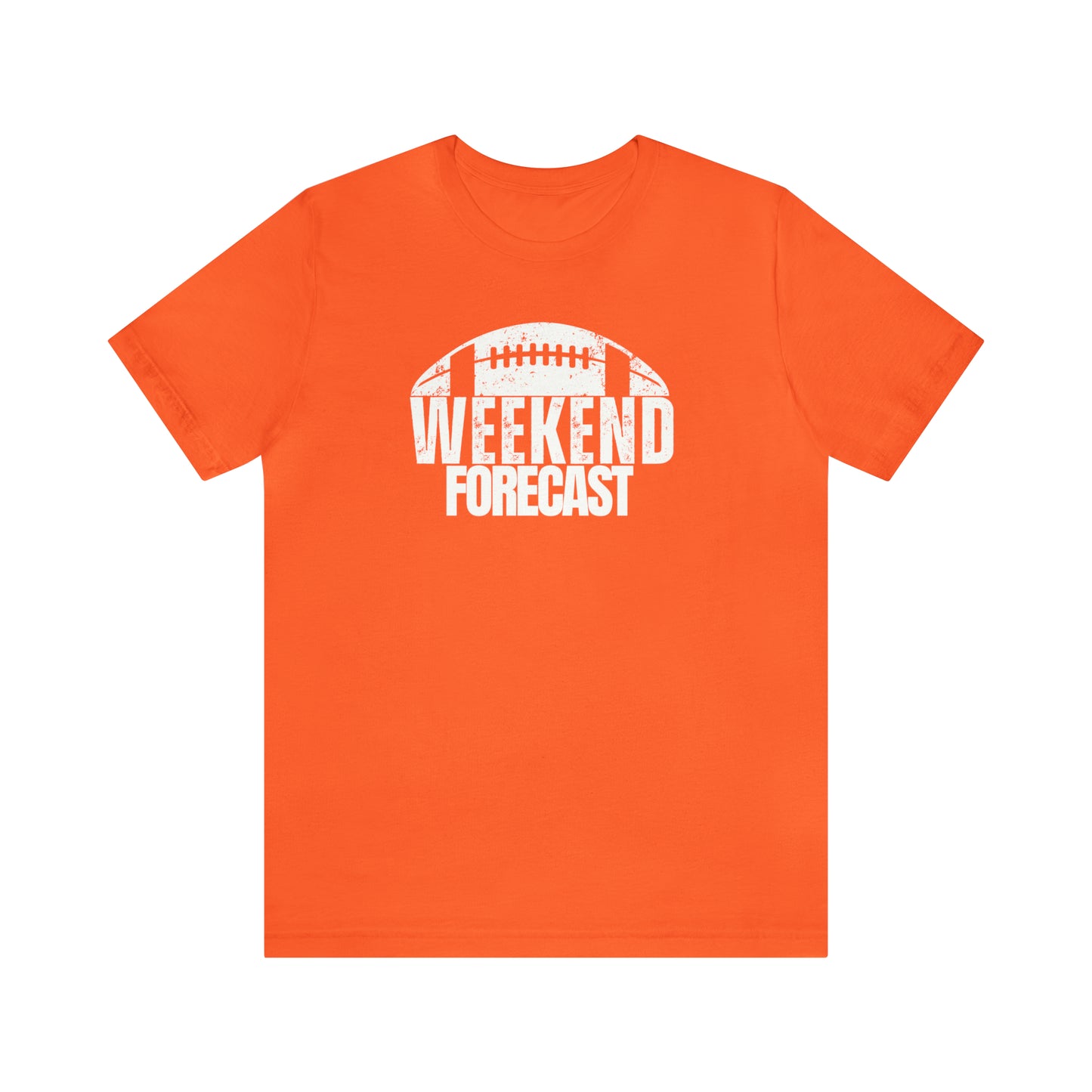 Weekend Forecast Football T-shirt