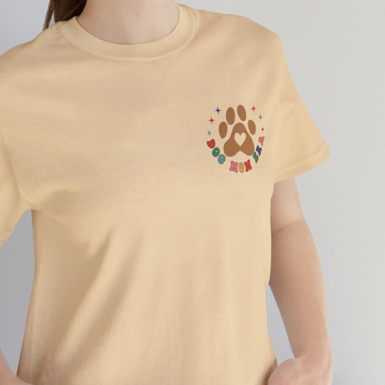 Holly Jolly Dog Mom Era Unisex Jersey Short Sleeve Tee