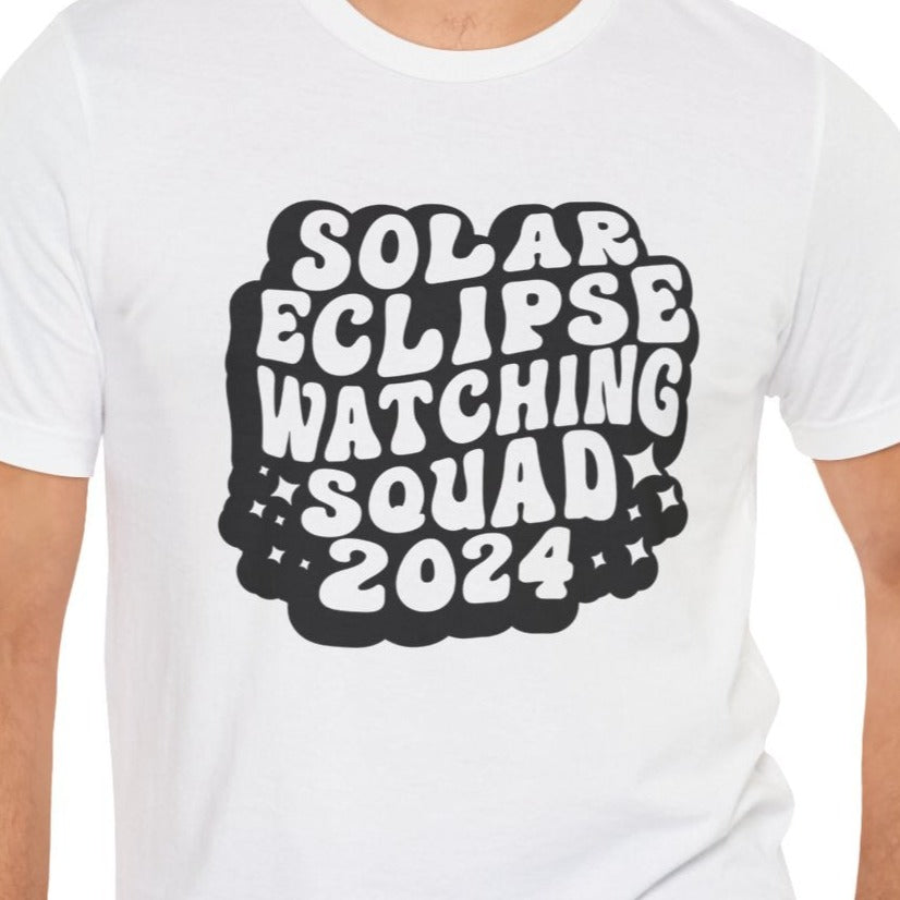 Solar Eclipse Watching Squad Unisex Jersey Short Sleeve Tee