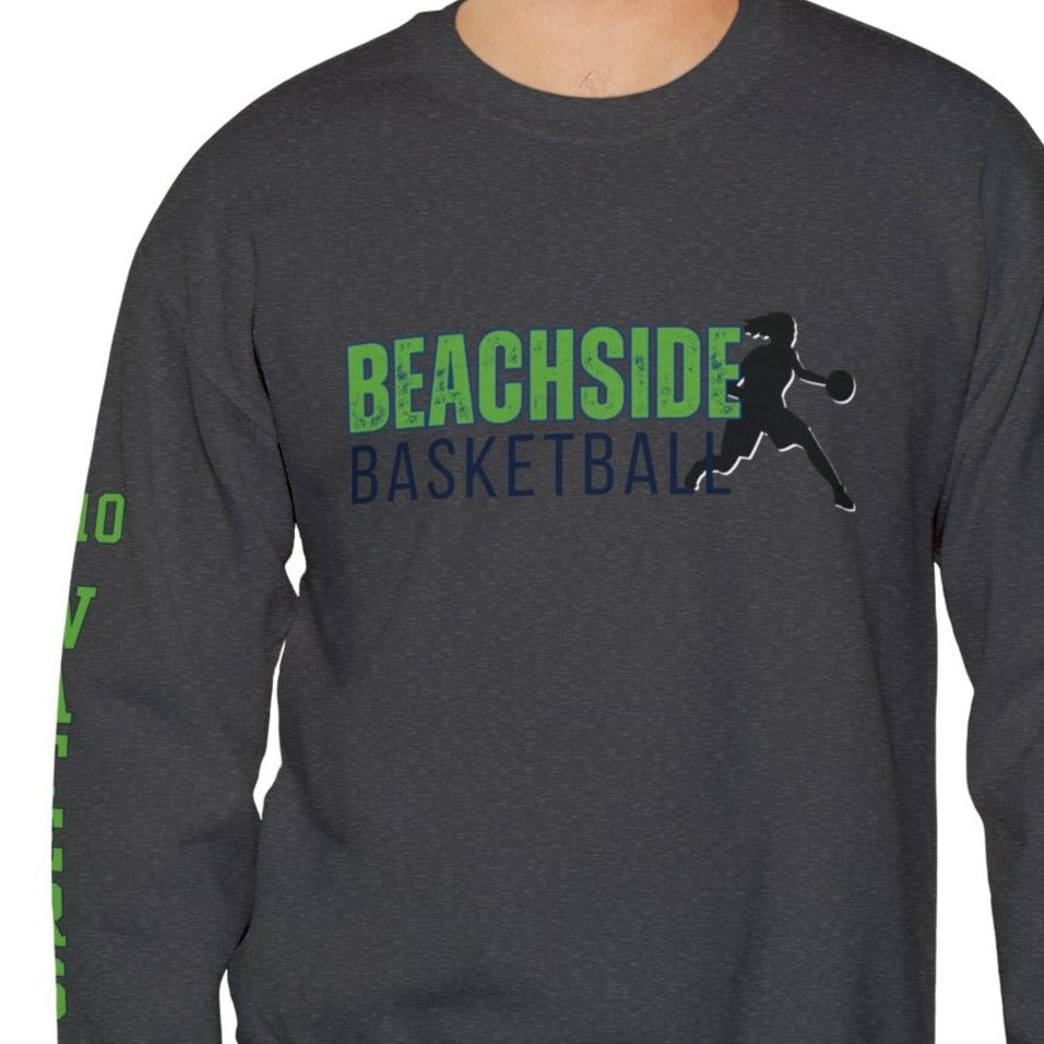 Custom "Women's Basketball" Unisex Heavy Blend™ Crewneck Sweatshirt