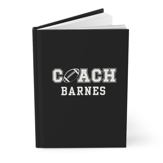 Personalized Coach Football Matte Journal Hardcover