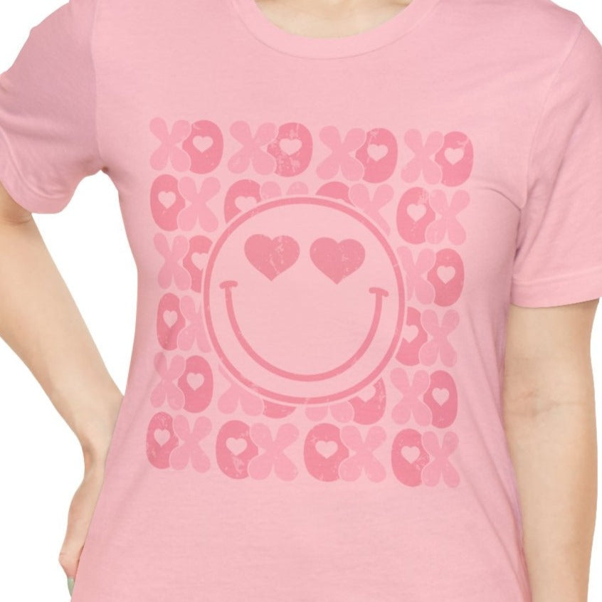 XOXO Smiley Unisex Jersey Short Sleeve Tee