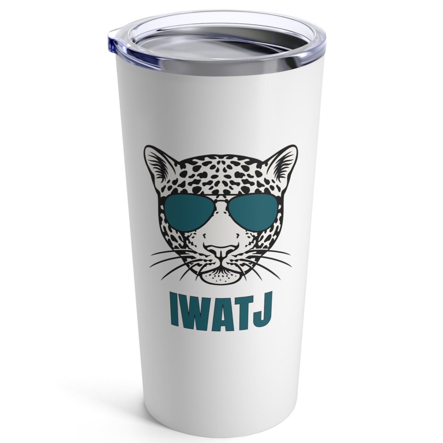 IWATJ Jags Teal Sunglasses Tumbler 20oz