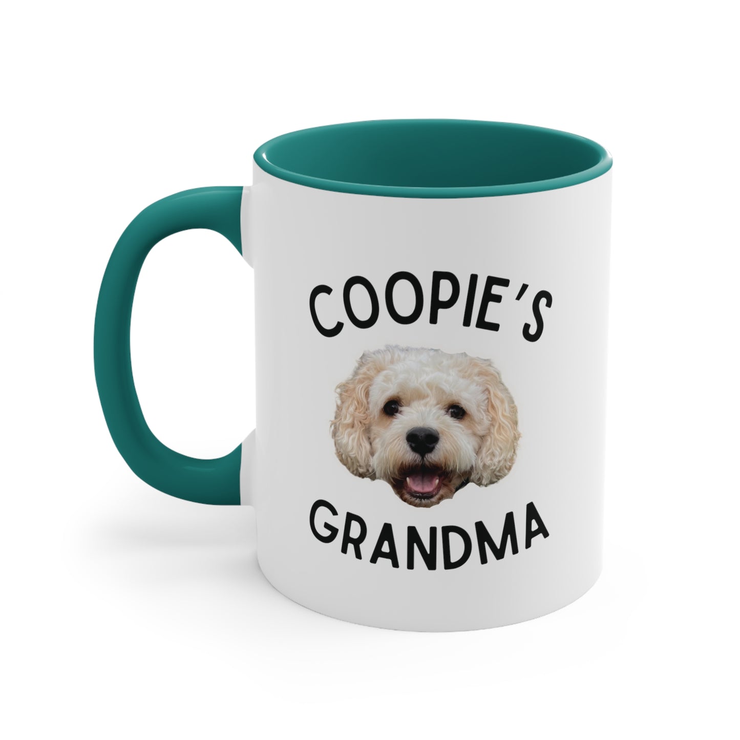 Custom Picture Christmas Grandparent 11oz Accent Mug