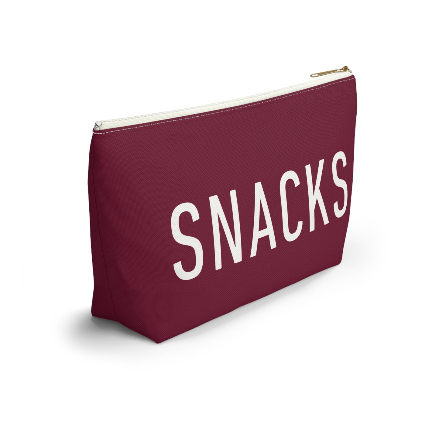 Snacks Accessory Pouch w T-bottom - berry