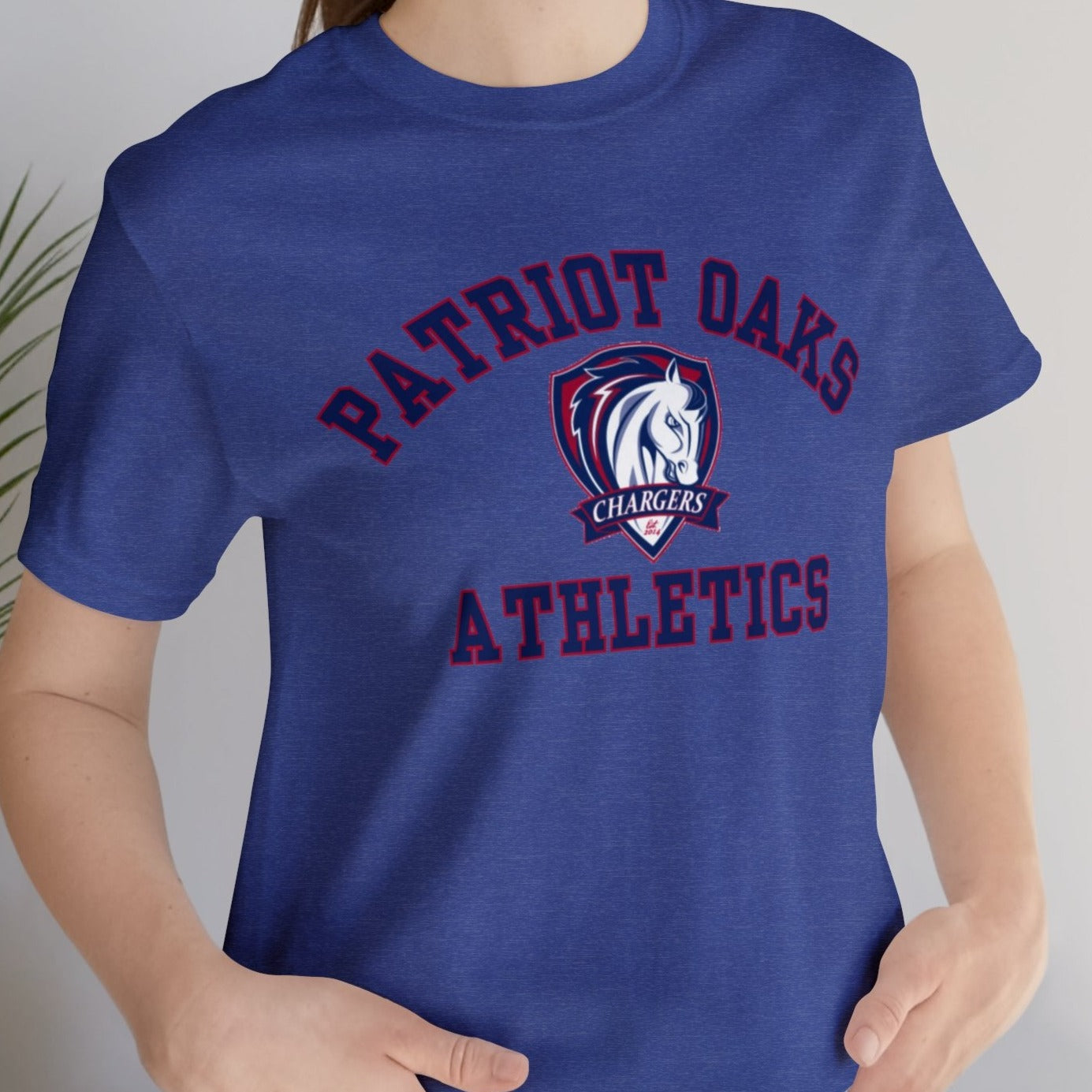 Patriot Oaks Athletics Unisex Jersey Short Sleeve Tee