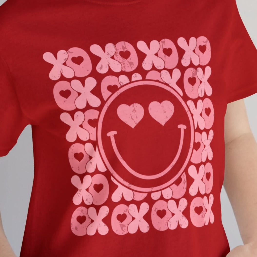 XOXO Smiley Unisex Jersey Short Sleeve Tee