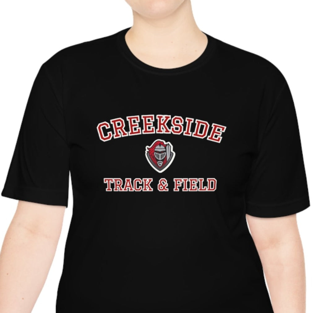 Creekside Track & Field Unisex Moisture Wicking Tee