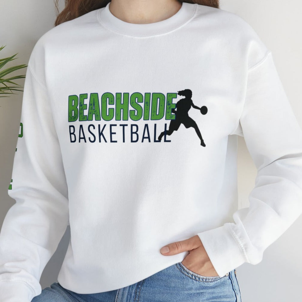 Custom "Women's Basketball" Unisex Heavy Blend™ Crewneck Sweatshirt