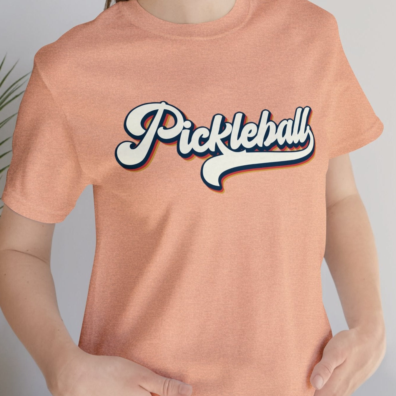 Retro Pickleball Unisex Jersey Short Sleeve Tee