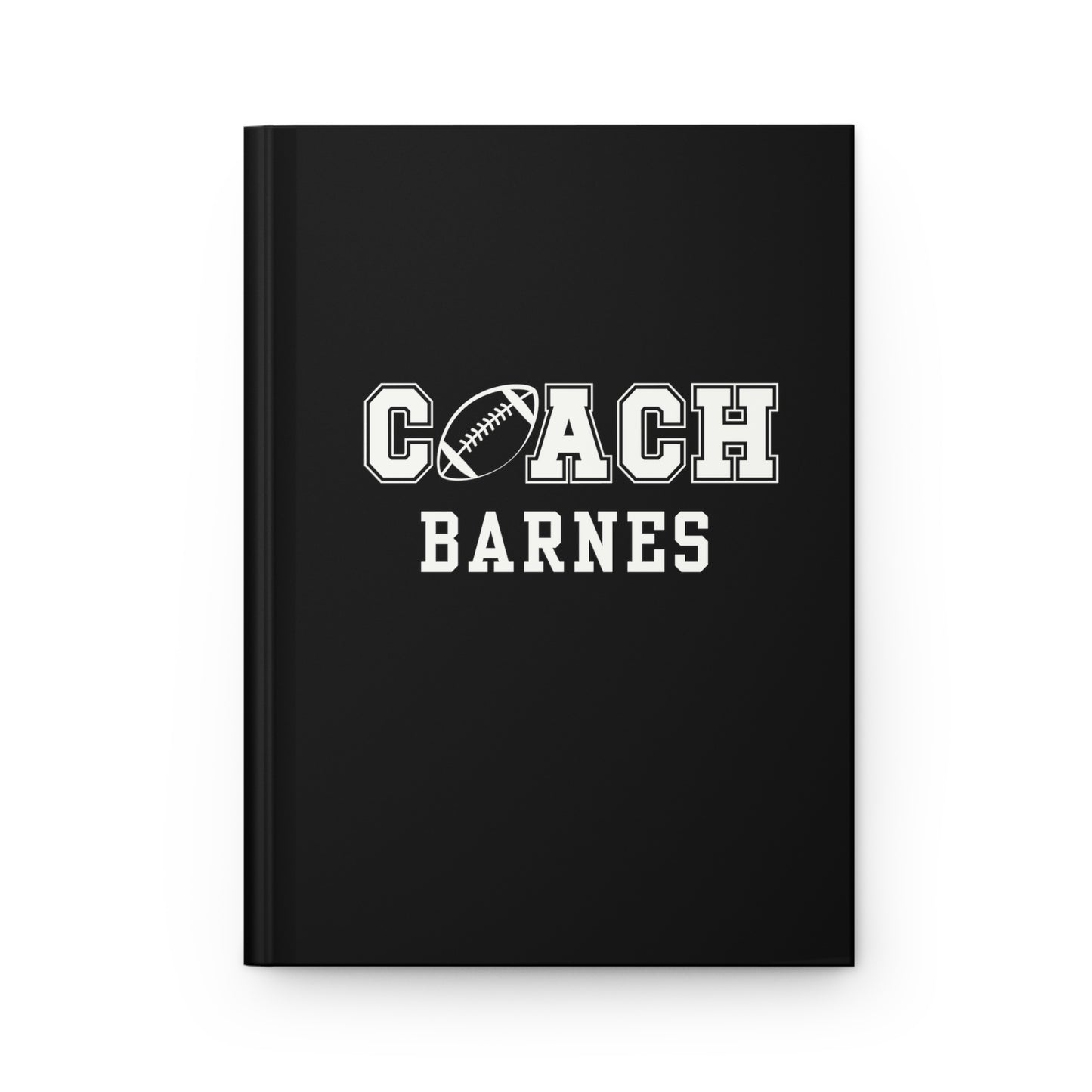 Personalized Coach Football Matte Journal Hardcover