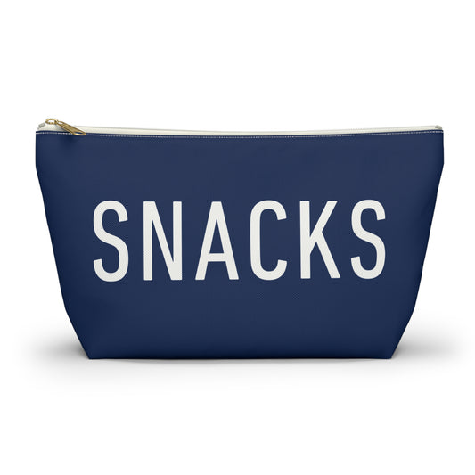 Snacks Accessory Pouch w T-bottom - blue