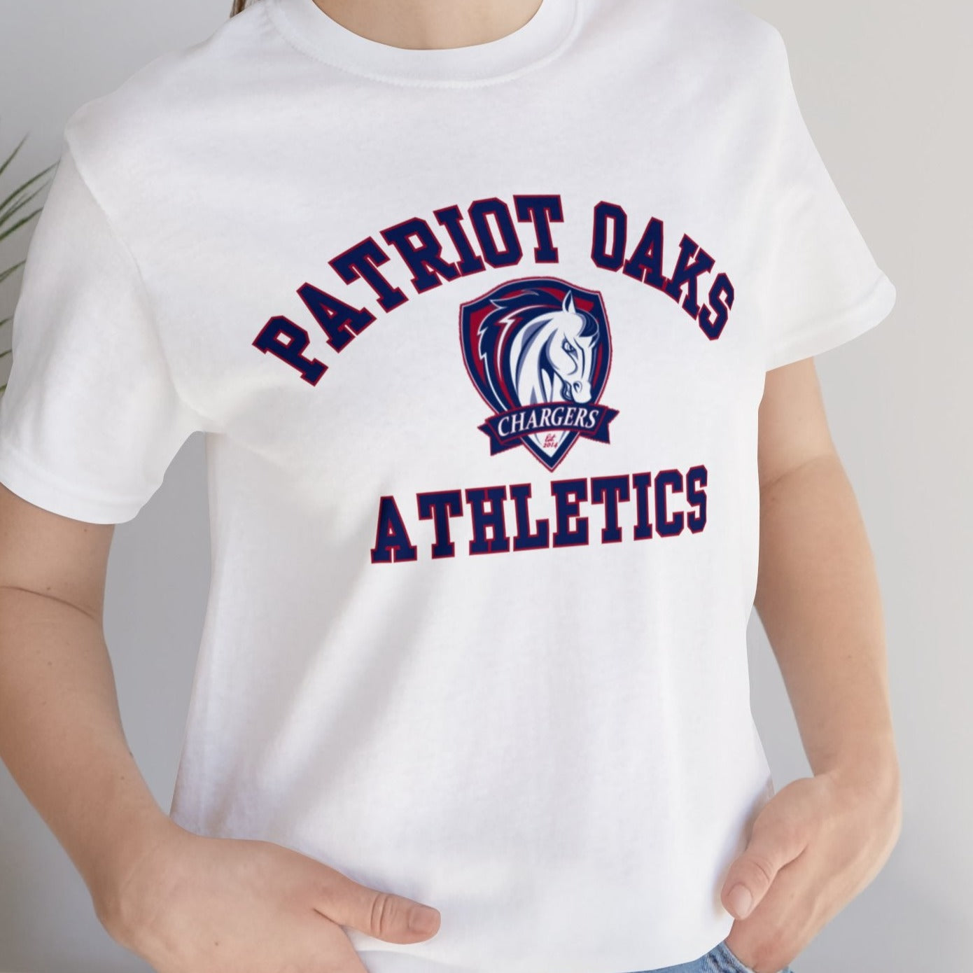 Patriot Oaks Athletics Unisex Jersey Short Sleeve Tee