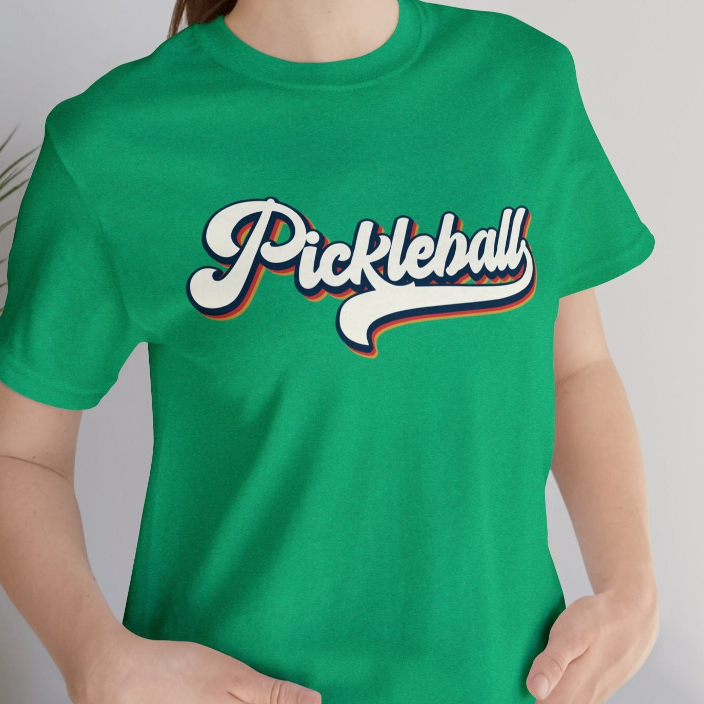 Retro Pickleball Unisex Jersey Short Sleeve Tee