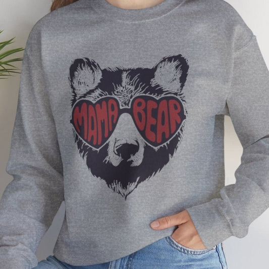 Mama Bear Unisex Heavy Blend™ Crewneck Sweatshirt