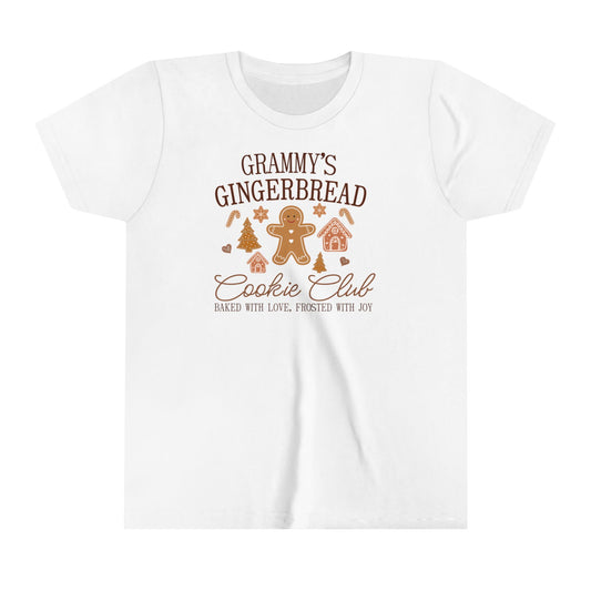 Youth Tee - Grammy's Gingerbread Cookie Club