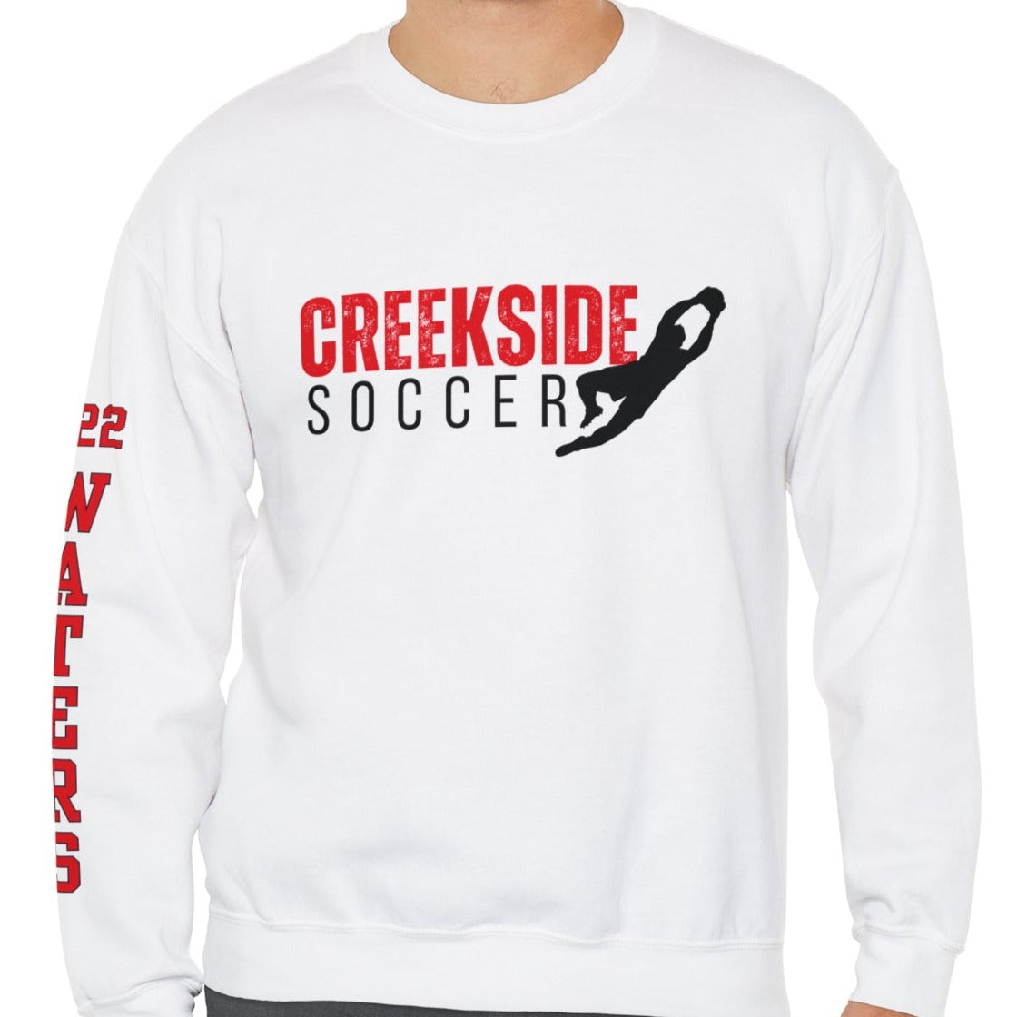 Custom "Men's Goalkeeper Soccer" Unisex Heavy Blend™ Crewneck Sweatshirt