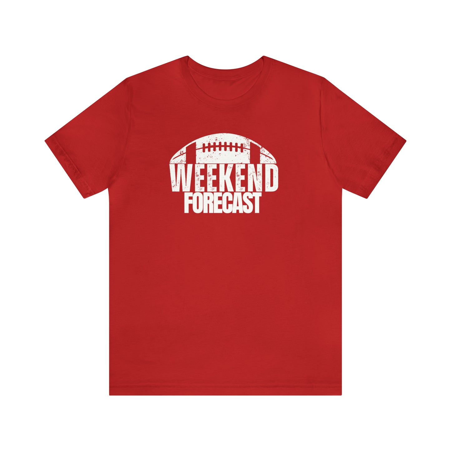 Weekend Forecast Football T-shirt