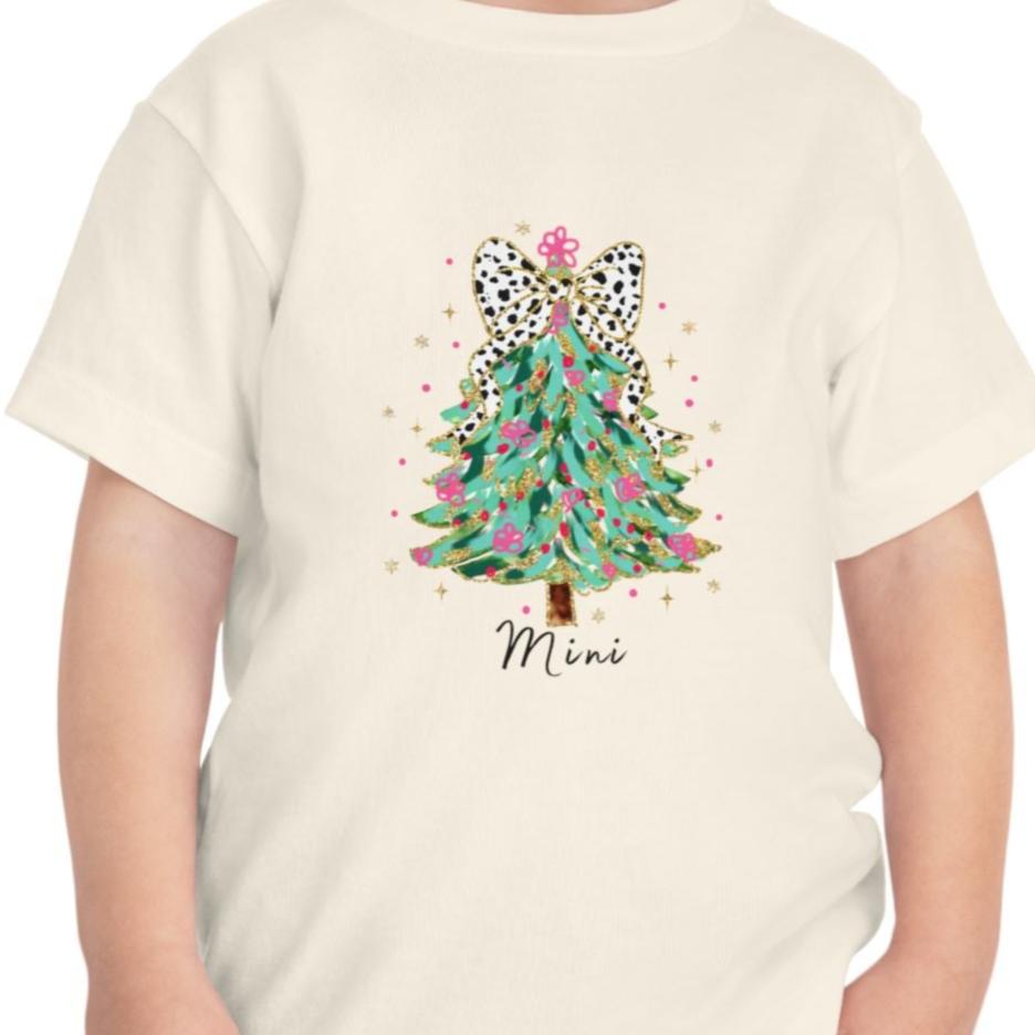 Toddler "Mini" Christmas Tree Tee