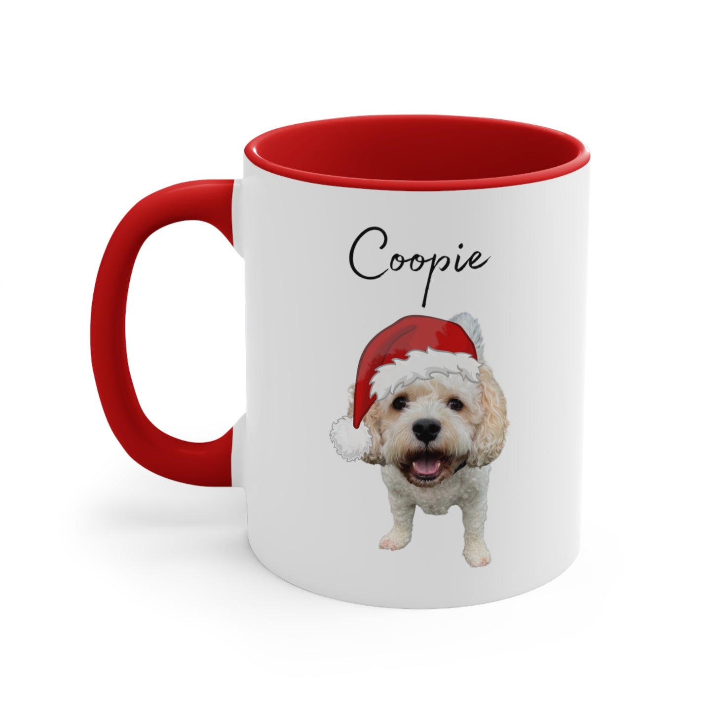 Custom Picture Christmas 11oz Accent Mug