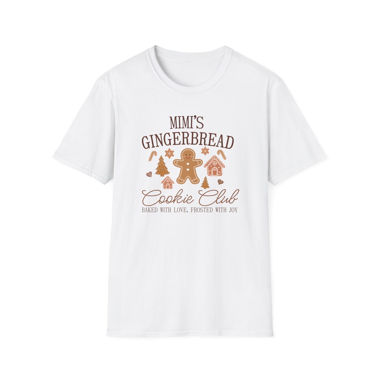 Mimi's Gingerbread Cookie Club - Unisex Softstyle T-Shirt