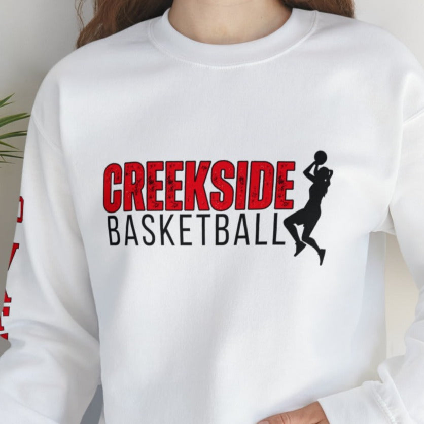 Custom "Women's Basketball" Crewneck Sweatshirt