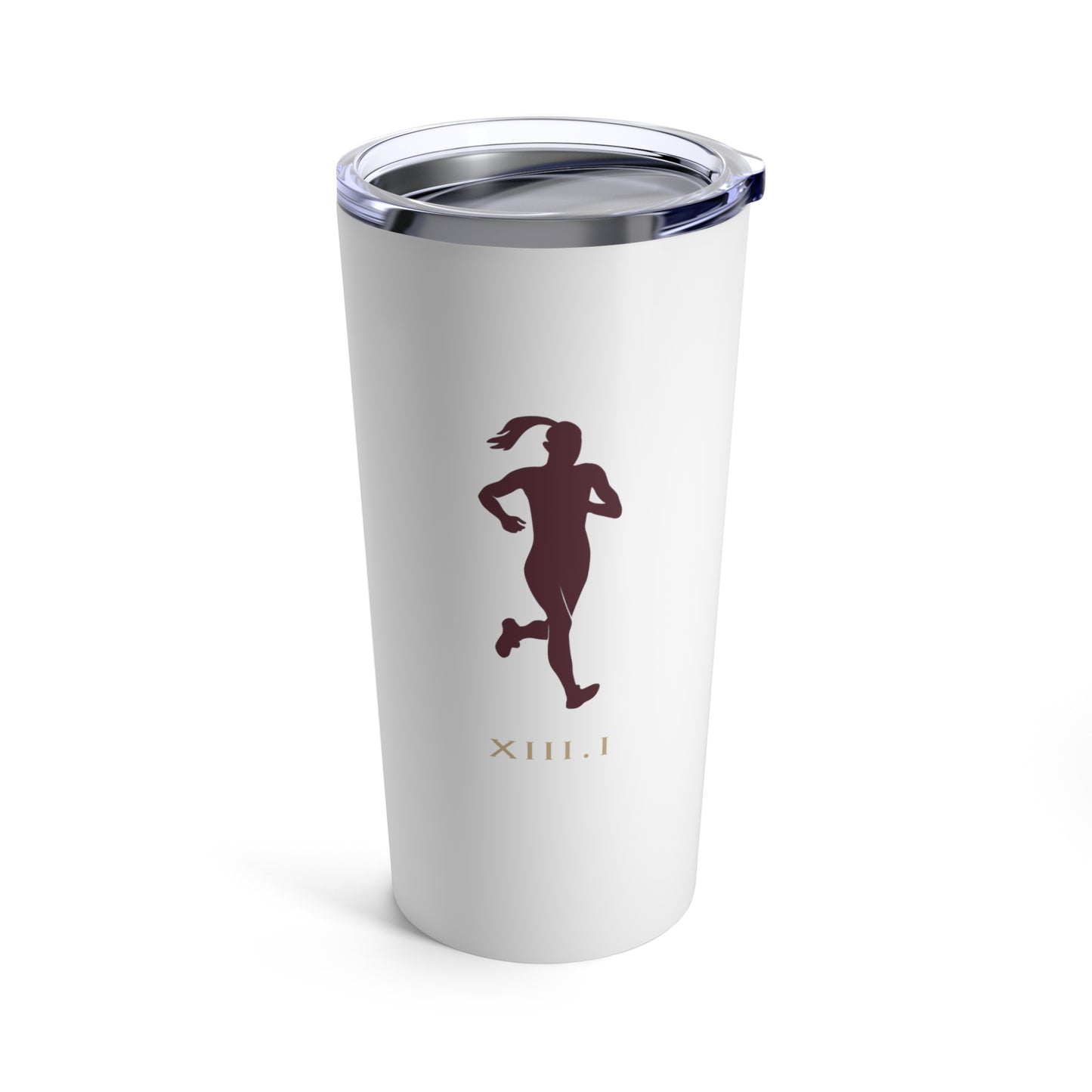 XIII.I garnet and gold Tumbler 20oz