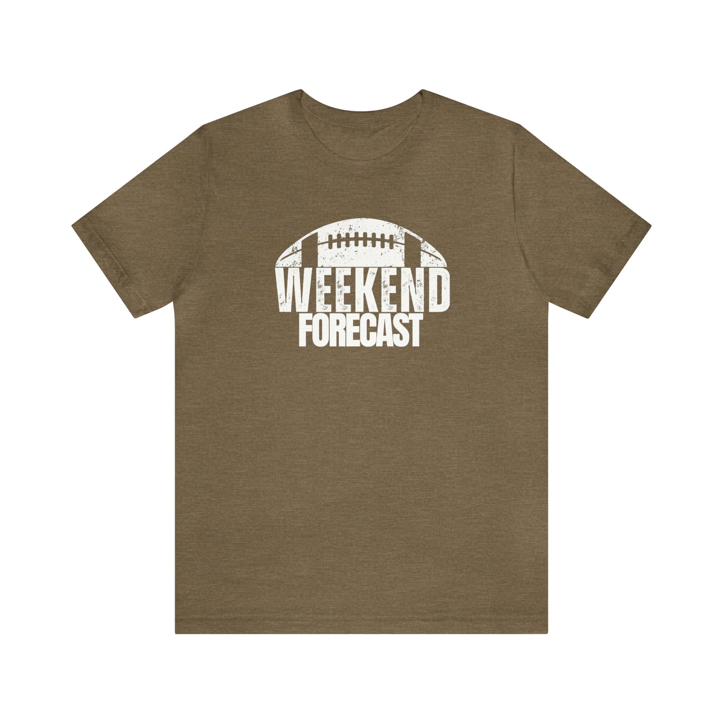 Weekend Forecast Football T-shirt