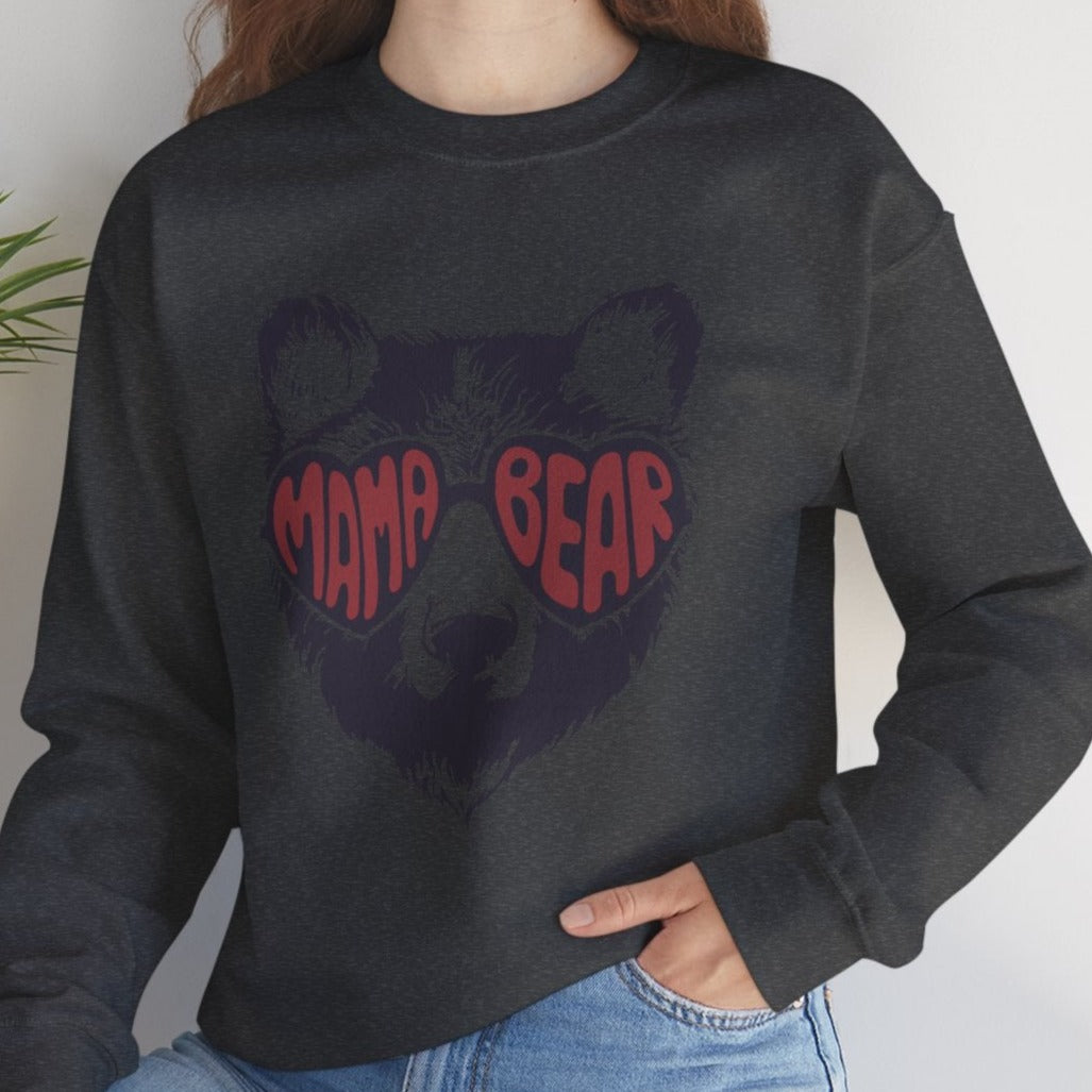 Mama Bear Unisex Heavy Blend™ Crewneck Sweatshirt