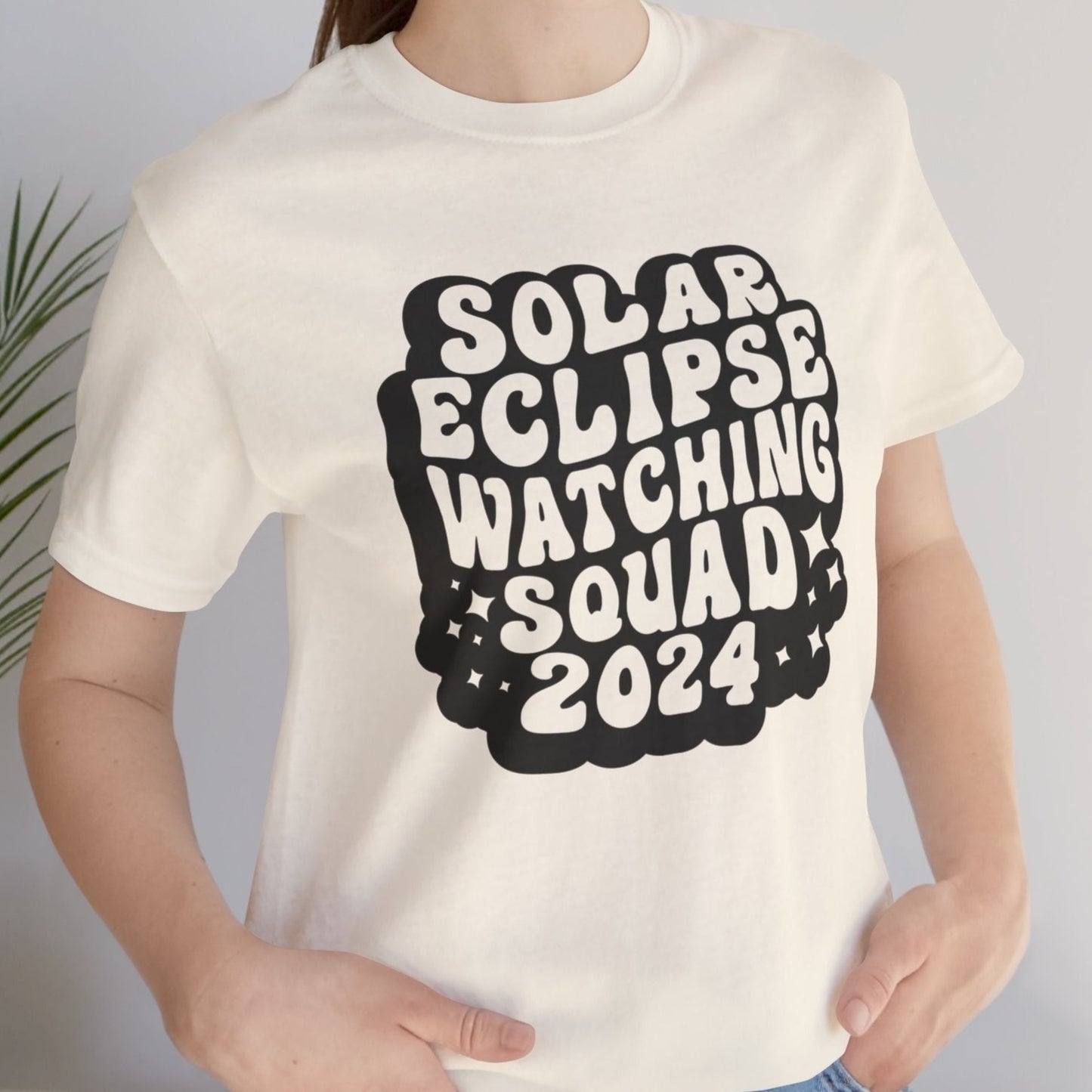 Solar Eclipse Watching Squad Unisex Jersey Short Sleeve Tee