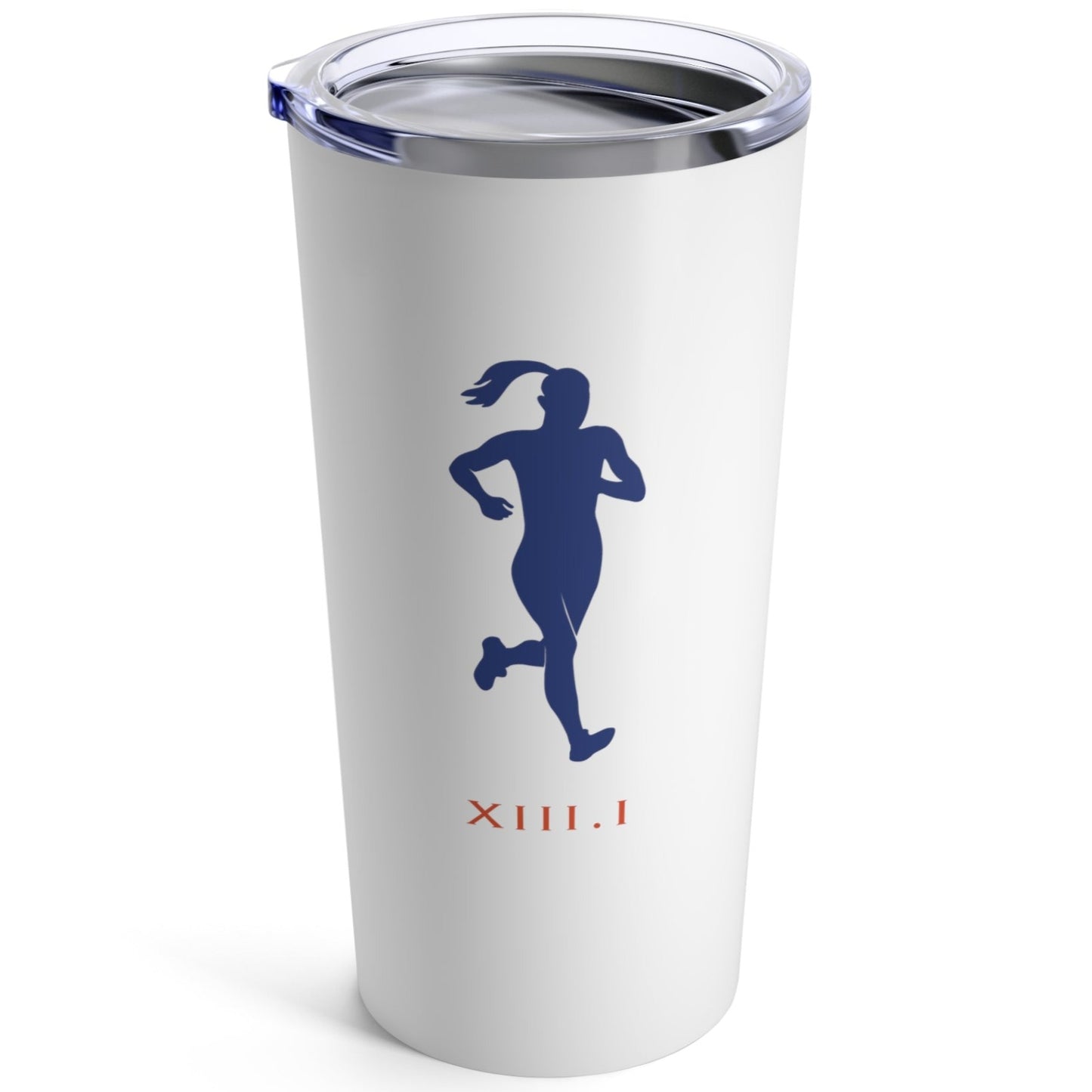 XIII.I orange and blue Tumbler 20oz