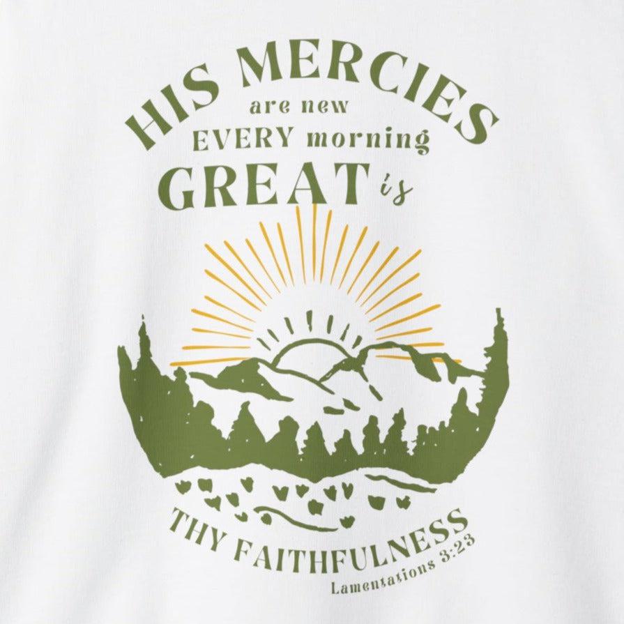 His Mercies Are New Unisex Heavy Blend™ Crewneck Sweatshirt