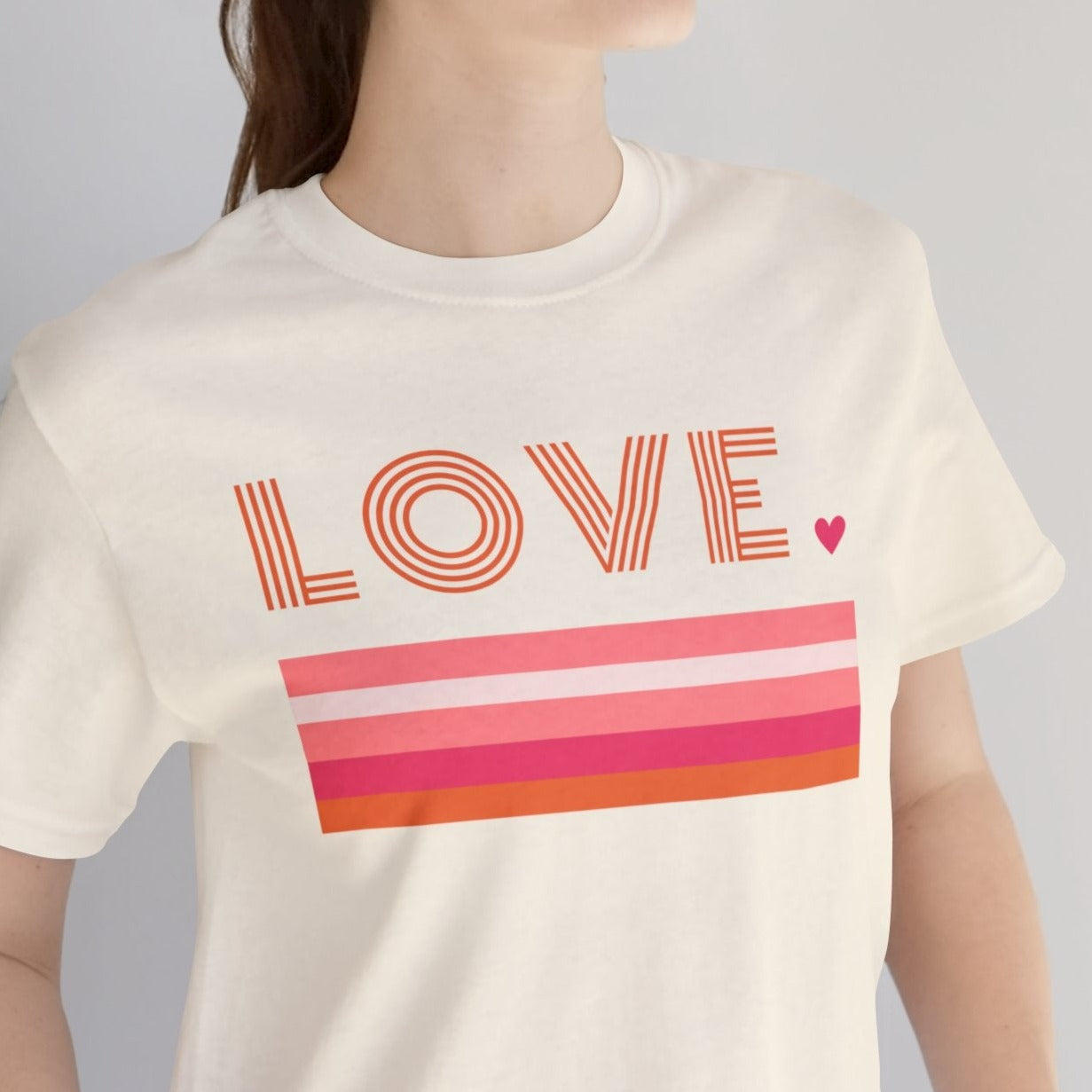 Retro Love Unisex Jersey Short Sleeve Tee