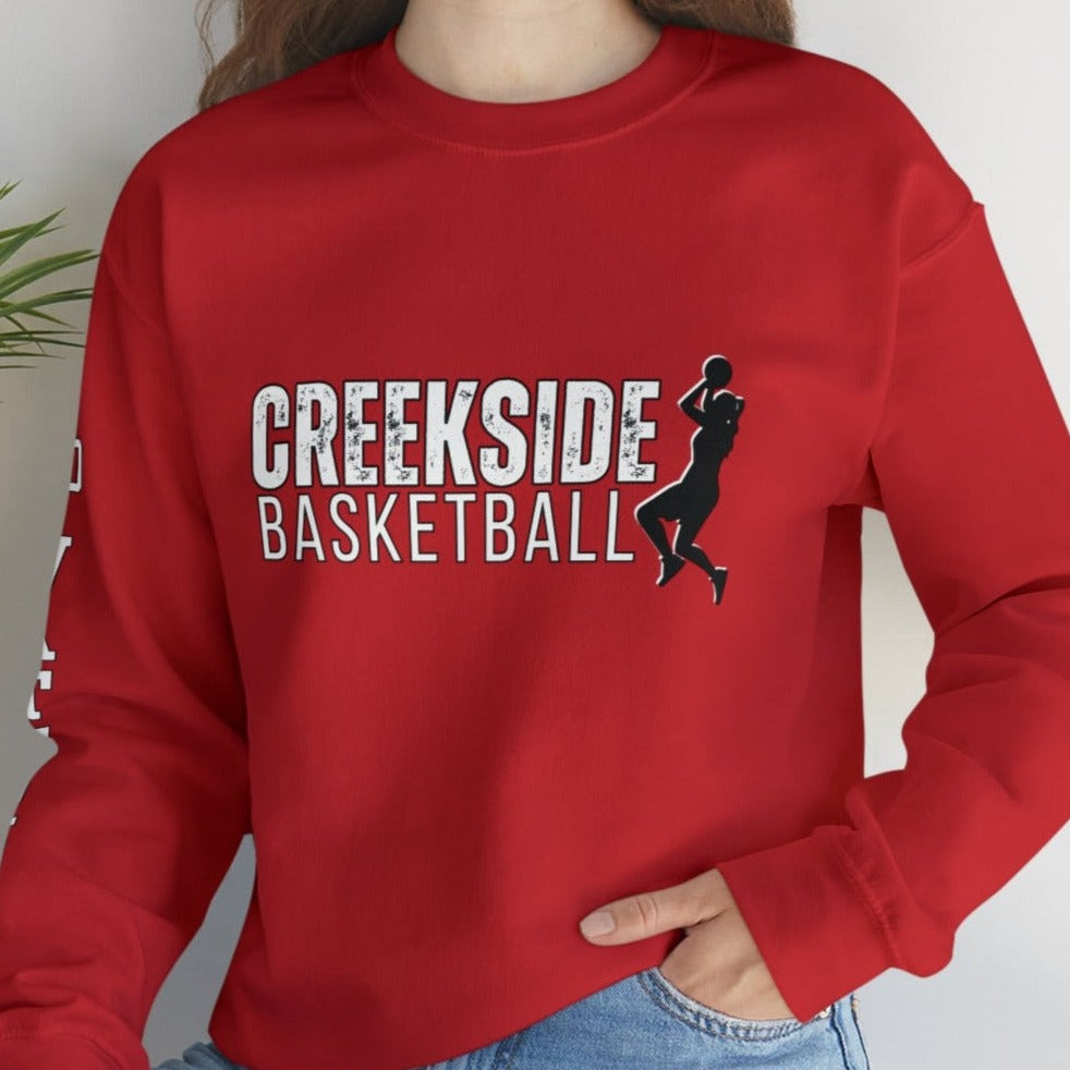 Custom "Women's Basketball" Crewneck Sweatshirt